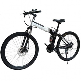 MYMGG Bici MYMGG Biciclette Pieghevoli 21 velocità (24 velocità, 27 velocità) Bici da Strada Bicicletta da Strada Doppio Freno A Disco Biciclette, Nero, 27 Speed