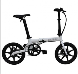 PARTAS Bici PARTAS 16 pollici Intelligent pieghevoli bicicletta elettrica 3 Typesmodes 5 Rapporti Assist doppio freno a disco for adulti uomini e donne veicolo elettrico in lega di alluminio portatile