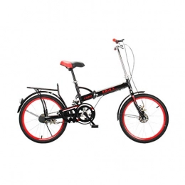 COS NI Bici Piccola Bici Bicicletta Ultra Light Portatile Pieghevole Bici for Adulti Studenti Città Commuter Biciclette Completamente Montato Bici Shopper Bicicletta Mountain Bike 20 Pollici Ciclismo all'aperto