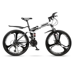 QCLU Bici QCLU Pieghevole Mountain Bike Sport all'aperto Fitness Fitness ricreativo Ciclismo Bicicletta 24 / 26 Pollici 3 Cutter Wheel, for Uomo Donne Ragazze Ragazzi