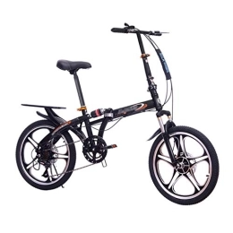 QWASZ Bici QWASZ Bici Pieghevole Leggera, Bicicletta Pieghevole Mini a velocità Variabile, 7 velocità con Smorzamento dei Freni a Doppio Disco Bicicletta - 16 / 20 Pollici