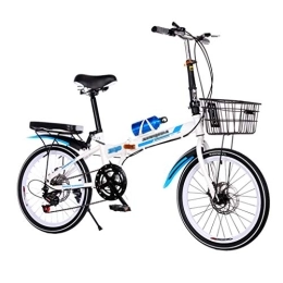 QWASZ Bici QWASZ Bicicletta Bici Pieghevole da 20 Pollici a 7 velocità, Bicicletta Pieghevole Unisex Adulto velocità Variabile Ammortizzatore Bici Pieghevole per Allenamento in Bicicletta All'aperto