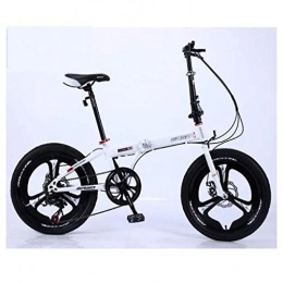 Rong Bici pieghevoli Rong Bicicletta Pieghevole 20 Pollici Adulto Bicicletta Ultra Leggero Studente Portatile della Bicicletta di velocità Femminile Leggeri (Color : 3)