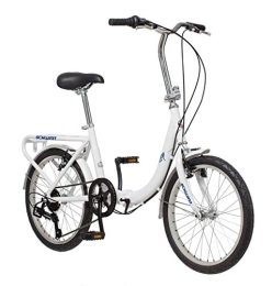 Schwinn Bici Schwinn 50, 8 cm Loop Pieghevole Bici, Unisex, S2280BAZ, White, 16" / One Size / 20