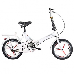 SYCHONG Bici SYCHONG Bicicletta Pieghevole, 20 Pollici Maschio E Femmina per Adulti Ultralight Bambini Portatile Piccolo Bici, Doppio Freno, C