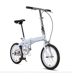 SYCHONG Bici SYCHONG Bicicletta Pieghevole per Adulti, Ultra Light Maschio Portatile E Adulta Piccolo Mini Ordinaria Moda Walking, Grigio