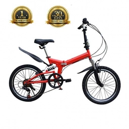 TBAN Bici TBAN 20 Pollici, Bicicletta Pieghevole, Bicicletta Portatile per Adulti per Bambini, Assorbimento degli Urti, Bicicletta da Strada in Montagna