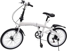 WOLWES Bici pieghevoli WOLWES Bicicletta pieghevole per adulti, bicicletta pieghevole Trasmissione a 7 velocità Telaio in alluminio leggero Bicicletta pieghevole portatile per donne e uomini A, 20in