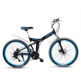 WZB Bici WZB Mountain Bike, Ruota da 26", Telaio in Acciaio Leggero, velocit 21 / 27, Freno a Disco Shimano, Nero, 21 velocit