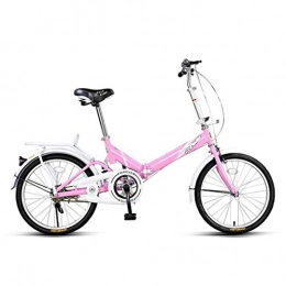 Xiaoping Bici Xiaoping Pieghevole Bici Adulta Leggero Portatile da 20 Pollici Bicicletta Pieghevole Pieghevole Biciclette Pieghevoli Single-velocità della Bicicletta (Color : 3)