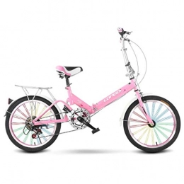 Xiaoping Bici Xiaoping Pieghevole Biciclette 20 Pollici for Adulti Singolo Bambino velocità Luce Portatile Uomini e Donne Ammortizzatore Bicicletta Bambino Bicicletta Pieghevole (Color : 1)