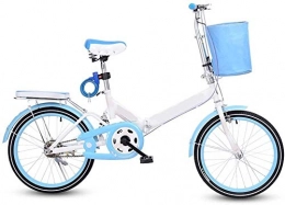 XIN Bici XIN Folding Bike Portatile d'Acciaio della Bicicletta 20in Single Speed ​​Studente Aperti Sport Mountain Bike Alto tenore di Carbonio for Uomo Donna Leggero Pieghevole Casuale Damping Biciclette