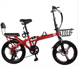 XIN Bici XIN Folding Mountain Bike Bicicletta Cruiser 7 velocità Adulti Esterna Student Sport Ciclismo Ultra-Leggero Portatile Pieghevole Bici for Uomo Donna Leggero Pieghevole Casuale Damping Biciclette