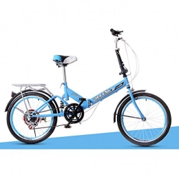 XQ Bici XQ XQ-TT-624 Folding Bike 20 pollici 6 velocità blu