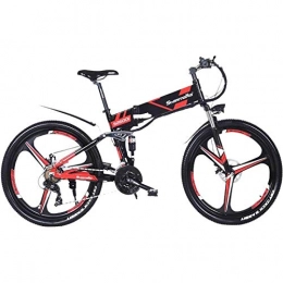 XXCY Bici XXCY Bicicletta elettrica Pieghevole MTB da Uomo Bicicletta MTB M80 13Ah Batteria agli ioni di Litio 5 Livelli velocità PAS Tachimetro ad Alta funzionalità 50-60 Gamma ciclistica Dual Sospensione