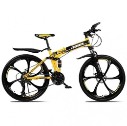 JIAWYJ Bici YANGHAO-Mountain bike per adulti- Biciclette pieghevoli in mountain bike, 26 "30 velocità doppia freno a disco a sospensione integrale antiscivolo, telaio leggero, forcella a sospensione YDLZZXC-09