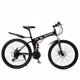 JIAWYJ Bici pieghevoli YANGHAO-Mountain bike per adulti- Biciclette pieghevoli in mountain bike, freno a doppio disco a 27 velocità Anti-slip antiscivolo, telaio in alluminio leggero, forcella a sospensione, colori multipli