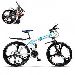 JIAWYJ Bici YANGHAO-Mountain bike per adulti- Pieghevole Bicycle per adulti, Assorbimento anti-Ammortizzatore a velocità variabile da 24 pollici Scarico fuoristrada, con serratura anteriore, multicolore opzionale