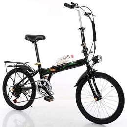 YUEXIN Bici pieghevoli YUEXIN Bici Pieghevoli, 20 Pollici Mountain Bike Pieghevole, Bicicletta Pieghevole Unisex Adulto Regolabile Manubrio E Sella Comoda, Alluminio Bici Pieghevole Leggera