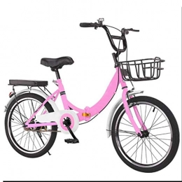 YUHT Bici YUHT Bicicletta da Crociera con ripiano Posteriore, Cestino Grande, Bicicletta Pieghevole per Adolescenti a 6 velocità, Bicicletta da Donna Comfort Bike per Uomo, pendolare per Adulti (Colore: bl