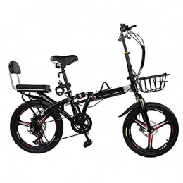 Yunyisujiao Bici Yunyisujiao Bicicletta pieghevole da 20 pollici, bici da strada per mountain bike a sospensione completa, mini bici pieghevole completamente da mountain bike, bicicletta per bambini per studenti super