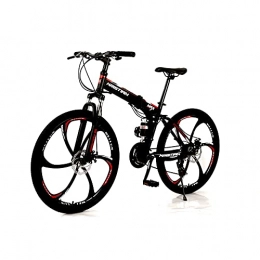 ZHANGYN Bici ZHANGYN Six Blade Wheels Adult E Youth Pieghevole Bicycle 67 Pollici (Circa 173 Cm) Bicicletta Pieghevole, Cambio A 30 velocità, Rosso
