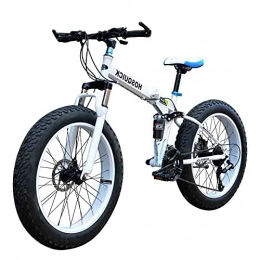 ZHCSYL Bici ZHCSYL Biciclette Pieghevoli per Adulti E Giovani, Corpo di 195 Cm, Assorbimento degli Urti E Anti-Skid, Cambio A 30 velocità, 26 Pneumatici, Blu
