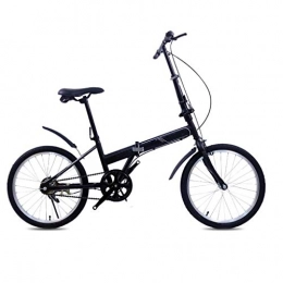 Zunruishop Bici Zunruishop Biciclette Pieghevoli per Adulti Folding Bike Portatile Pieghevole Bici Bici Adulta Studenti Ultra-Luce Portatile Uomo E Donna Città di Guida (20 Pollici) Bike Pieghevole (Color : Black)