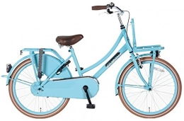 Unbekannt Bici 22 pollici ragazza Holland Bicicletta 3 Gang popal Daily Dutch Basic + tr22 N3, blau