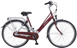 Unbekannt Bici 28 pollici da donna City Bike 3 Gang popal Classic 2894, Rot