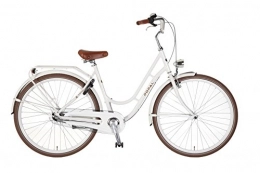 Unbekannt Bici 28 pollici popal Swing 2835 olandese da donna bicicletta alluminio 3 Gang, bianco