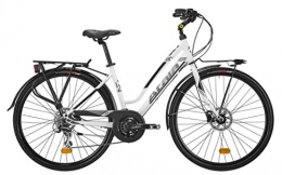 Atala Biciclette da città Atala Citybike Discovery S4D Nuovo Modello 2020, 24 velocità, Colore Bianco, Misura Unica 44, Fino a 170cm