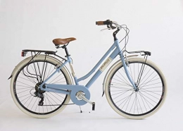 BC CASCIOLI Biciclette da città BC CASCIOLI.IT Bicicletta Via Veneto Lady Alluminio Size 46 -The Original- Made in Italy (Azzurra)