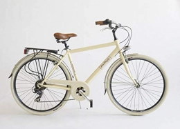 BC CASCIOLI Biciclette da città BC CASCIOLI.IT Bicicletta Via Veneto Man Alluminio Size 50 - The Original - Made in Italy (Beige Cappuccino)