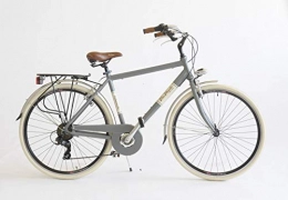 BC CASCIOLI Biciclette da città BC CASCIOLI.IT Bicicletta Via Veneto Man Alluminio Size 50 - The Original - Made in Italy (Grigio Gallante)