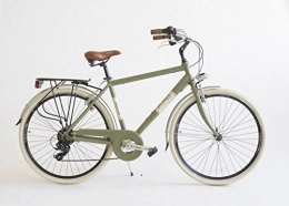 BC CASCIOLI Biciclette da città BC CASCIOLI.IT Bicicletta Via Veneto Man Alluminio Size 50 - The Original - Made in Italy (Verde Oasi)