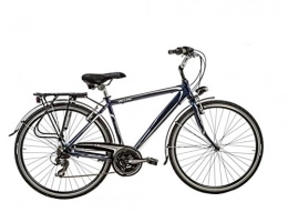 Cicli Puzone Biciclette da città BICI 28 ZEFIRO UOMO 21V ALLUMINIO BLU SCURO ZFR21V MADE IN ITALY (52 CM)