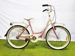 IBKK Bici Bici Bicicletta 24'' IBK Cristal MONOVELOCITA' Bianco Rosa