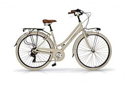 Via Bici BICI BICICLETTA 28'' DONNA ELEGANCE VIA VENETO 6V ALLUMINIO BEIGE CAPPUCCINO