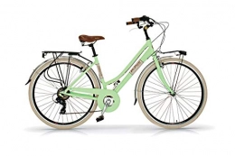 Via Bici BICI BICICLETTA 28'' DONNA ELEGANCE VIA VENETO 6V ALLUMINIO VERDE GIULIETTA