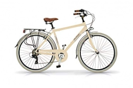 Via Bici BICI BICICLETTA 28'' UOMO ELEGANCE VIA VENETO 6V ALLUMINIO BEIGE CAPPUCCINO