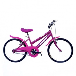 Loggia Biciclette da città Bici bicicletta bambina bimba rosa telaio acciaio ruote 20 cavalletto alluminio