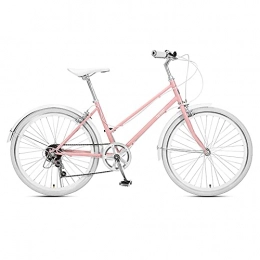 Yuxiaoo Bici Bici, Bicicletta per Pendolari Alla Moda, Bici da Città da 24 Pollici a 7 Velocità, Altezza Del Sedile Regolabile, Telaio a Bassa Portata, per Adulti e Adolescenti / C / 162x98cm