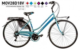 Cicli Puzone Biciclette da città Bici Misura 28 Donna City Bike 18V Moving Art. MOV28D18V