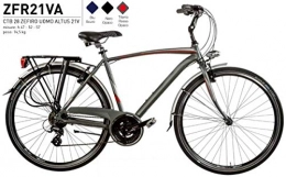 Cicli Puzone Biciclette da città Bici Misura 28 Uomo City Bike Alluminio Altus 21V ZEFIRO Art. ZFR21VA (57 CM)
