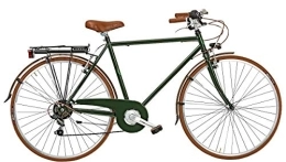 Cicli Puzone Biciclette da città Bici Misura 28 Uomo Trekking Vintage Sport Peugeot 6V Art. SPORT28UP (Verde Scuro)