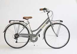 BC CASCIOLI Biciclette da città Bicicletta BC CASCIOLI.IT Via Veneto Lady Acciaio Size 46 -The Original- Made in Italy (Grigio Gallante)