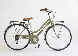BC CASCIOLI Biciclette da città BICICLETTA BC CASCIOLI.IT Via Veneto Lady Acciaio Size 46 - THE ORIGINAL - Made in Italy (Verde Oasi)