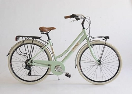 BC CASCIOLI Biciclette da città Bicicletta BC CASCIOLI.IT Via Veneto Lady Alluminio Size 46 -The Original- Made in Italy (Verde Giulietta)