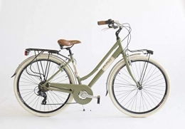 BC CASCIOLI Biciclette da città Bicicletta BC CASCIOLI.IT Via Veneto Lady Alluminio Size 46 - The Original - Made in Italy (Verde Oasi)